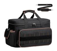 17 Inch Tool Bag Multiple Pockets For 20 Pockets And 18 Webbing Straps, Water-Resistant And Scratch-Resistant With Reinforced Stitching