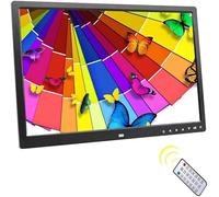 17-inch touch button black with pattern digital electronic album HDMI HD 1080P wall-mounted display video advertising machine support USB and SD card