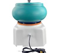 17 Inch Vibratory Tumbler Polishing Machine for Jade Agate Grinding, Heavy Duty Vibrating Barrel Lapidary Equipment