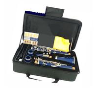 17 Key ABS Resin Clarinet With Case Blue Beginner Clarinet