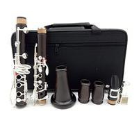 17 Key Bb Ebony Clarinets Silver Plating Key Musical Instruments Case Mouthpiece Reeds Beginner Clarinet