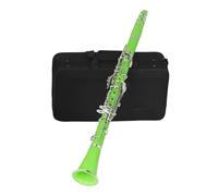 17-key Bb Flat Tone Professional Woodwind Instrument Green Bakelite Body Clarinet With Box Instrument Clarinet Musical Instruments