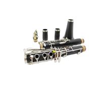17-key Clarinet Instrument B Flat Clarinet Black Wind Instrument Bakelite Beginner Exam Clarinet Set