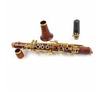 17 Key Clarinet Made Of Rosewood In E Flat With A Beautiful Tone Beginner Clarinet(Gold keys)