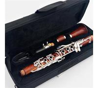 17 Key Clarinet Made Of Rosewood In E Flat With A Beautiful Tone Beginner Clarinet(Silver keys)