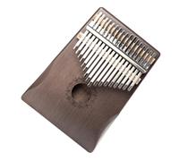 17 Key Coffee Color Kalimba Thumb Piano Finger Piano Solid Wood Body Keyboard Musical Instrument Kalimba Thumb Piano