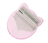 17 Key Kalimba Acrylic Transparent Cute Shape Finger Piano Thumb Piano Musical Instrument Kalimba Thumb Piano (Color : 01)