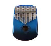 17 Key Kalimba Professional Thumb Piano Veneer Mahogany Circular Kalimba 17 Key Finger Piano Beginners Instrument Thumb Piano(17 Key Blue)
