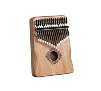 17 Key Kalimba Professional Thumb Piano Veneer Mahogany Circular Kalimba 17 Key Finger Piano Beginners Instrument Thumb Piano(17 Key Wood)