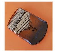 17 Key Kalimba Professional Thumb Piano Veneer Mahogany Kalimba Finger Piano Beginners Instrument Thumb Piano (Color : 02)