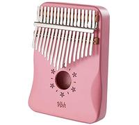 17-Key Kalimba Thumb Piano Musical Instrument Mahogany Music Pleasant Instrument(Color:B)