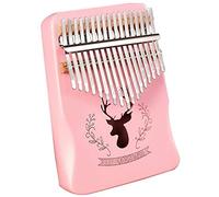 17-Key Kalimba Thumb Piano Musical Instrument Mahogany Music Pleasant Instrument(Color:C)