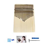 17-Key Kalimba Thumb Piano - Solid Wood Portable Musical Instrument for Beginners & Kids | Soothing Sound | Includes Tuning Hammer, Stickers, Song Book, Thumb Guards & Bag |Teen Girls&Boys Gift
