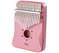 17-Key Mahogany Thumb Piano Musical Instrument Finger Piano(Color:C)