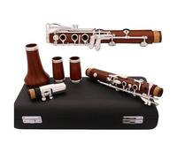 17 Key Rosewood Body Falling Tune B Clarinet Silver Plating Key Italian Pads Clarinet With Case Clarinet Kit