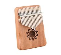 17 Key Thumb Piano Musical Instrument,Finger Piano Mahogany Body Portable Easy-to-learn Musical Instrument With Tuning Hammer Instruction for Gig Party Kid Beginners C