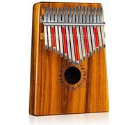 17 Key Thumb Piano - Thumb Pianos 17 Keys kalimbas Made by Solid Mahogany with Tuning Hammer, Portable Thumb Piano kalimba for Kids Beginners (Wood Color 17)