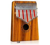 17 Key Thumb Piano - Thumb Pianos 17 Keys kalimbas Made by Solid Mahogany with Tuning Hammer, Portable Thumb Piano kalimba for Kids Beginners (Wood Color 17E)