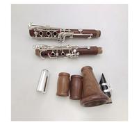 17 Key Treble Bb Tone Clarinet Redwood Body Sliver Plated Keys Clarinet With Case And Accessories Clarinet Kit