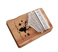 17 Keys Acacia Wood Kalimba Thumb Piano Portable Instrument With Tuning Hammer Accessories Thumb Piano (Color : 01)