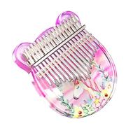 17 Keys Acrylic Kalimba Cute Thumb Piano For Gilrs Beginner Finger Piano Musical Instruments Thumb Piano (Color : 02)