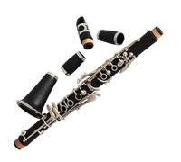 17 Keys Bb Clarinet Bakelite Black Body Surface Nickel Plated Woodwind Instrument Clarinet Musical Instruments