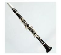 17 Keys C Tone Clarinet Ebony Body Silver Keys Clarinet With Canvas Case And Accessories Clarinet Kit