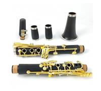 17 Keys Clarinet Bb Tone ABS Plastic Body Lacquer Gold Keys Clarinet With Case And Accessories Clarinet Kit