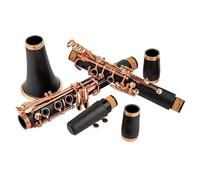 17 Keys Falling Tune B Clarinet Bakelite Body Lacquer Rose Gold Keys Clarinet With Accessories Clarinet Kit