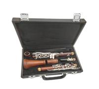 17 Keys Falling Tune B Clarinet Redwood Body Silver Plated Clarinet With Case And Accessories Clarinet Kit