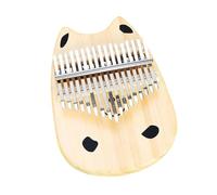 17 Keys Finger Piano Thumb Instrument for Children Adults Beginners Birthday Musical Gift 17 Keys Wooden Kalimba Thumb Piano Wood Finger