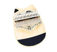 17 Keys Finger Piano Thumb Instrument for Children Adults Beginners Birthday Musical Gift 17 Keys Wooden Kalimba Thumb Piano Wood Finger