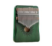 17 Keys Kalimba Finger Piano Kalimba Thumb Piano Keyboard Musical Instrument For Beginner Music Lover Gifts(Green)