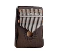17 Keys Kalimba Finger Piano Kalimba Thumb Piano Keyboard Musical Instrument For Beginner Music Lover Gifts(Brown)