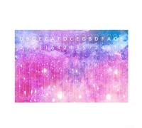 17 Keys Kalimba Scale Sticker Set for Beginners - Note Labels Compatible with Thumb Keyboards, Color-Coded Learning Tool, PVC Mater(E)