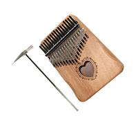 17 Keys Kalimba Thumb Piano Mahogany Finger Piano Musical Instruments With Tuning Hammer Thumb Piano (Color : 01)