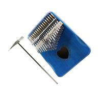 17 Keys Kalimba Thumb Piano Mahogany Finger Piano Musical Instruments With Tuning Hammer Thumb Piano (Color : 02)