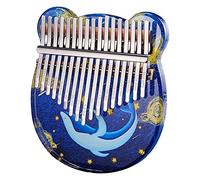 17 Keys Kalimba Thumb Piano Portable Bear Finger Piano with EVA Gig Bag for Kids, Beginners