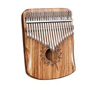 17 Keys or 21 Keys Kalimba Thumb Piano, Portable Finger Piano with U-Shaped Design, Applicable to Beginners, Includes Protective Case, Tuning Hammer, User's Guide(21Keys-Zebrawood)