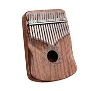 17 Keys or 21 Keys Kalimba Thumb Piano, Portable Finger Piano with U-Shaped Design, Applicable to Beginners, Includes Protective Case, Tuning Hammer, User's Guide(17Keys-Walnut)