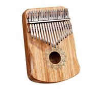 17 Keys or 21 Keys Kalimba Thumb Piano, Portable Finger Piano with U-Shaped Design, Applicable to Beginners, Includes Protective Case, Tuning Hammer, User's Guide(17Keys-Zebrawood)