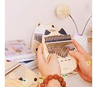 17 Keys Small Thumb Piano Finger Piano Musical Instrument For Kids Adults And Beginners Music Gifts Wood Finger Piano