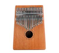 17 Keys Thumb Piano for for Kids Adult Beginners Professional, Mahogany Wood 12 Design Styles Kalimba Mbira Sanza with Study Instruction and Tune Hammer (Color : Gear)