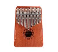 17 Keys Thumb Piano for for Kids Adult Beginners Professional, Mahogany Wood 12 Design Styles Kalimba Mbira Sanza with Study Instruction and Tune Hammer (Color : Hand Guard)