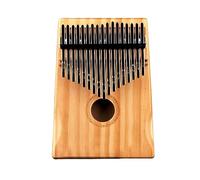 17 Keys Thumb Piano Portable Wood Finger Piano With Tune Hammer,Flannel Bag,Manual,Cleaning Cloth,Finger Covers,and Stickers for Kids And Piano Beginners A