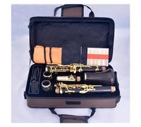 17 Keys Wooden Clarinet Bb Tone Ebony Body Gold-plated Keys Clarinet With Case Accessories Clarinet Kit