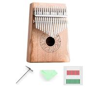 17 Keys Wooden Kalimba Thumb Piano Mahogany Wood Portable Beginner Piano Thumb Gifts Year For Kids A5L8 New