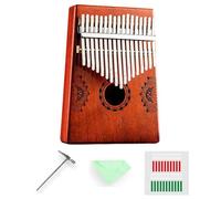 17 Keys Wooden Kalimba Thumb Piano Mahogany Wood Portable Beginner Thumb For Kids New Year Piano Gifts related related gifts mini swif piano musical instruments instrument finger gifts adults