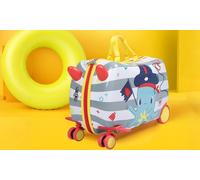 17 Kids Ride On Lightweight Suitcase on Wheels: Octopus