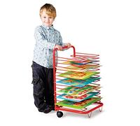 17 Level Mobile Drying Rack for Classrooms (suitable for A3 artwork/paintings)